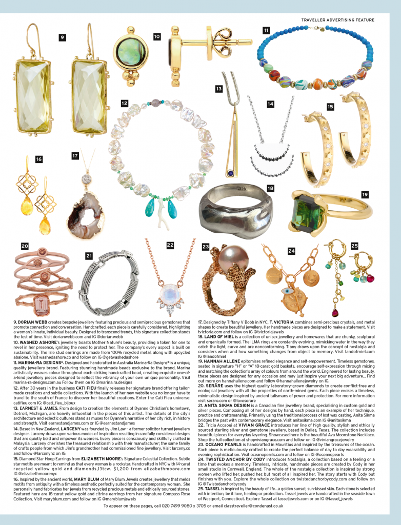 Conde Nast Traveller – June 2021 - Oceano Jewels
