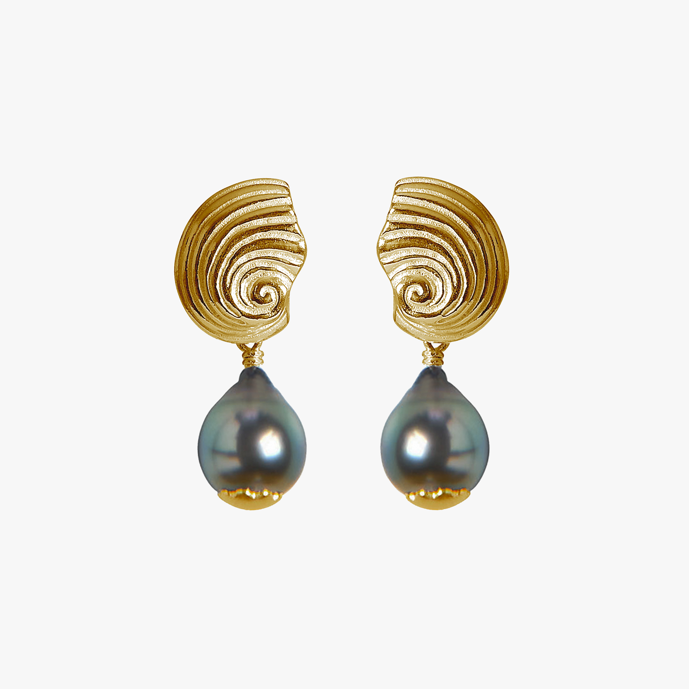 Agalega 18K Gold Tahitian Drop 12 mm
