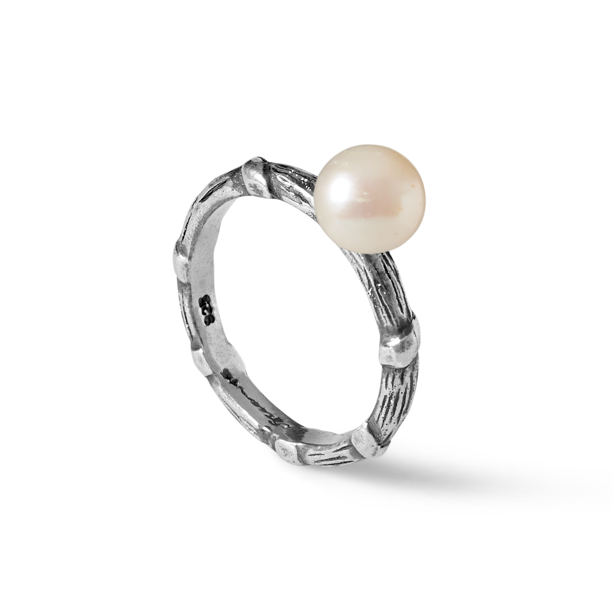 Bel Air Oxidised White Round 10mm