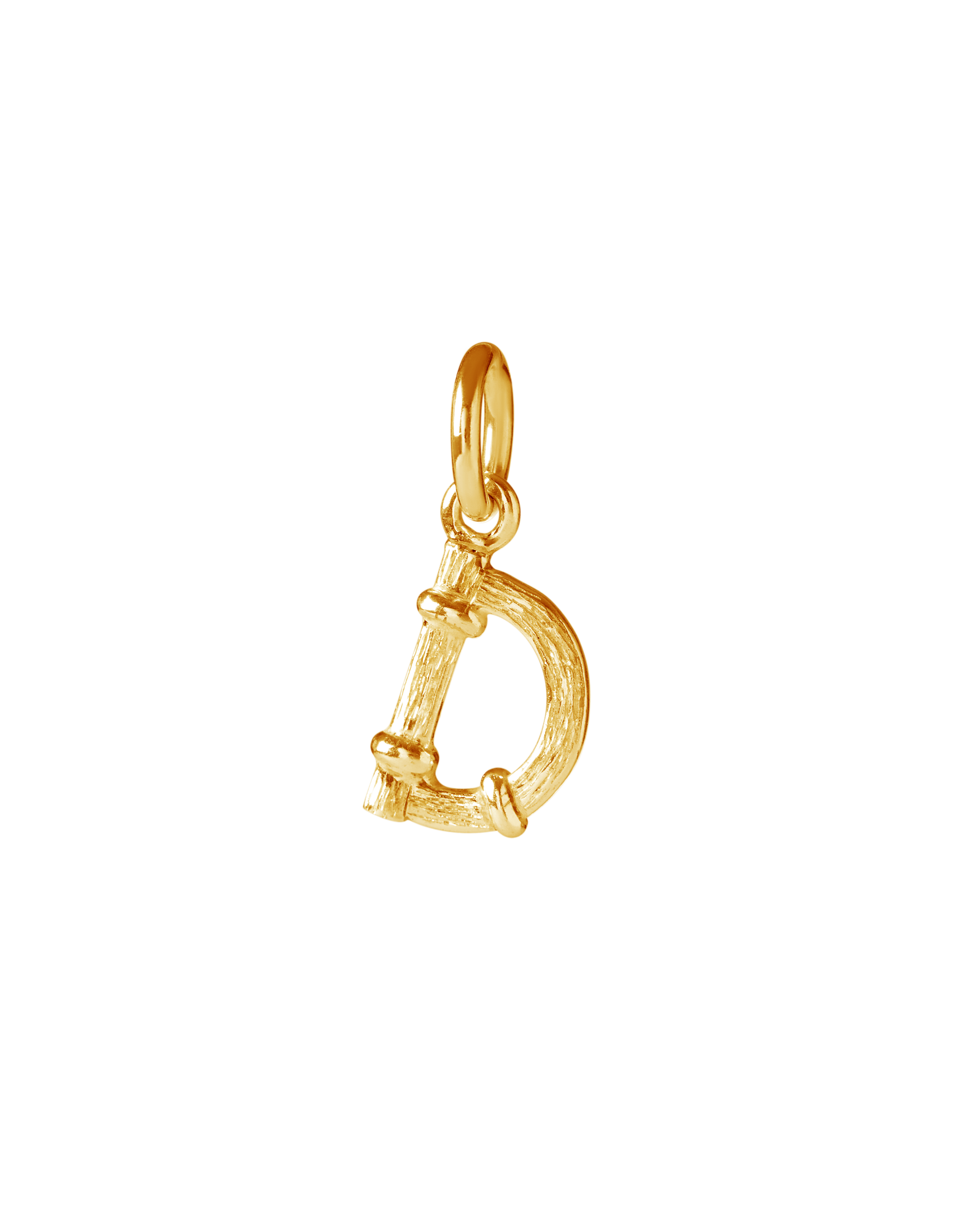 Customizable St Géran gold charms necklace with alphabet letter options