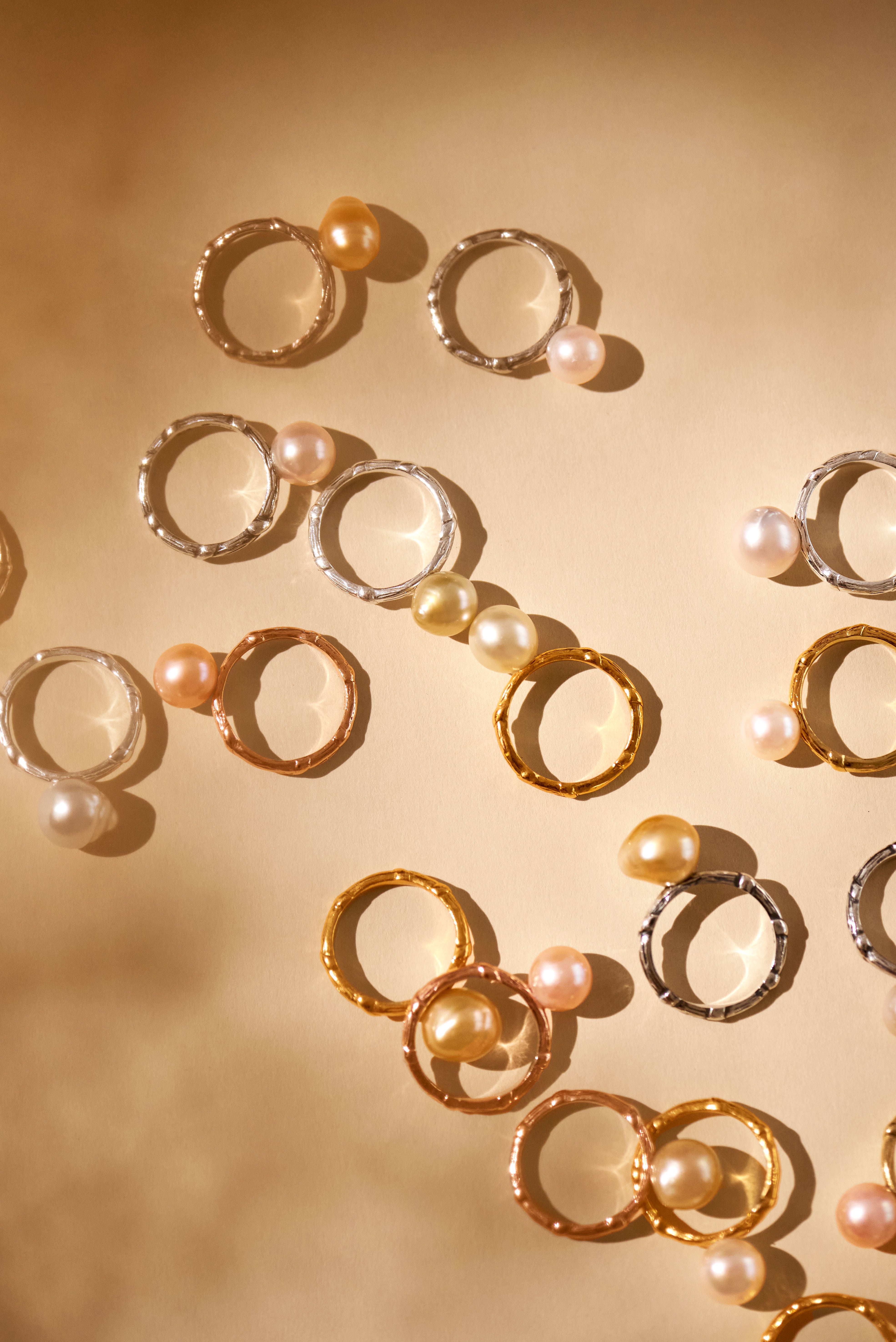 Bel Air Oxidised White South Sea Baroque 10mm