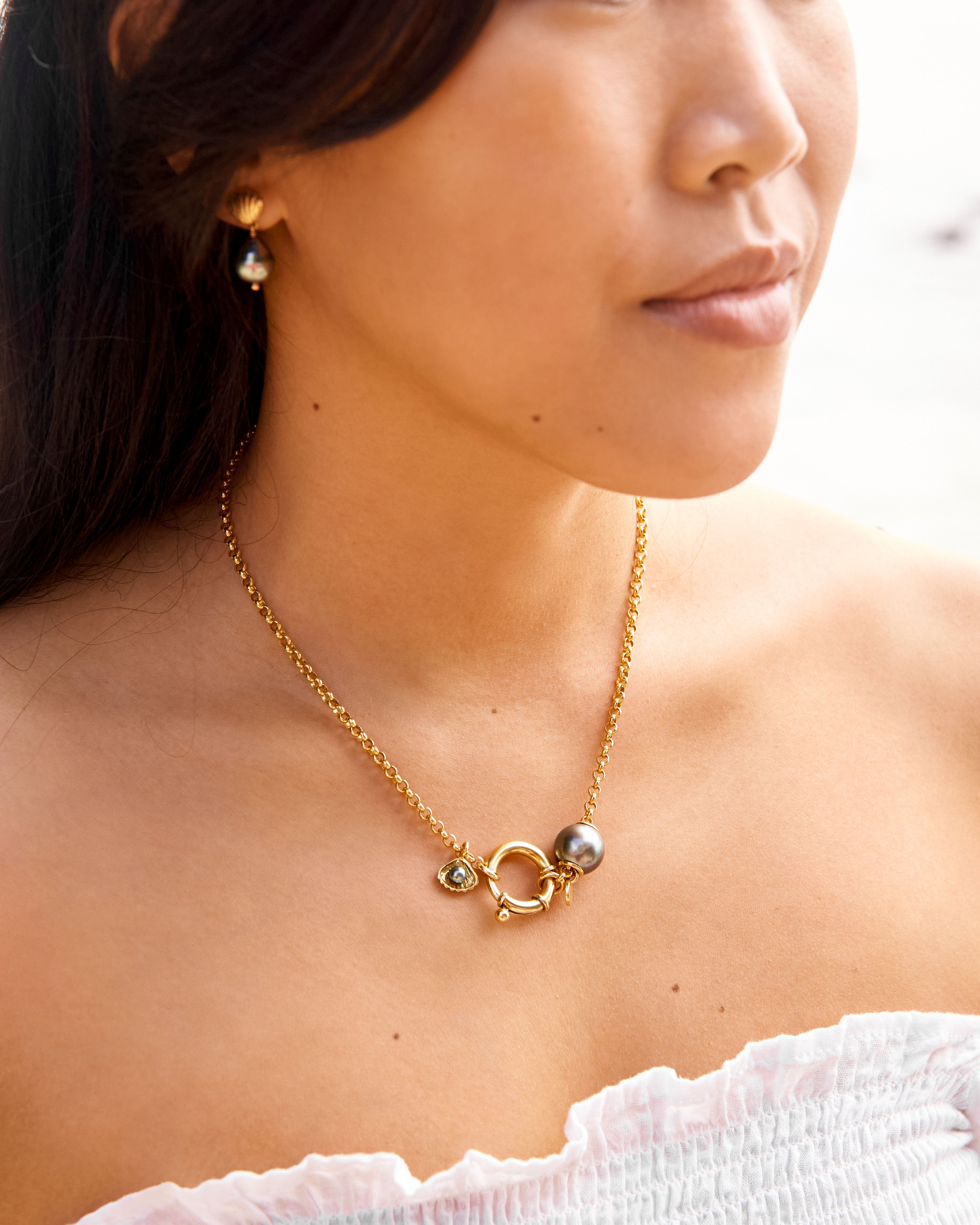 Paul et Virginie Gold Tahitian - Oceano Pearls