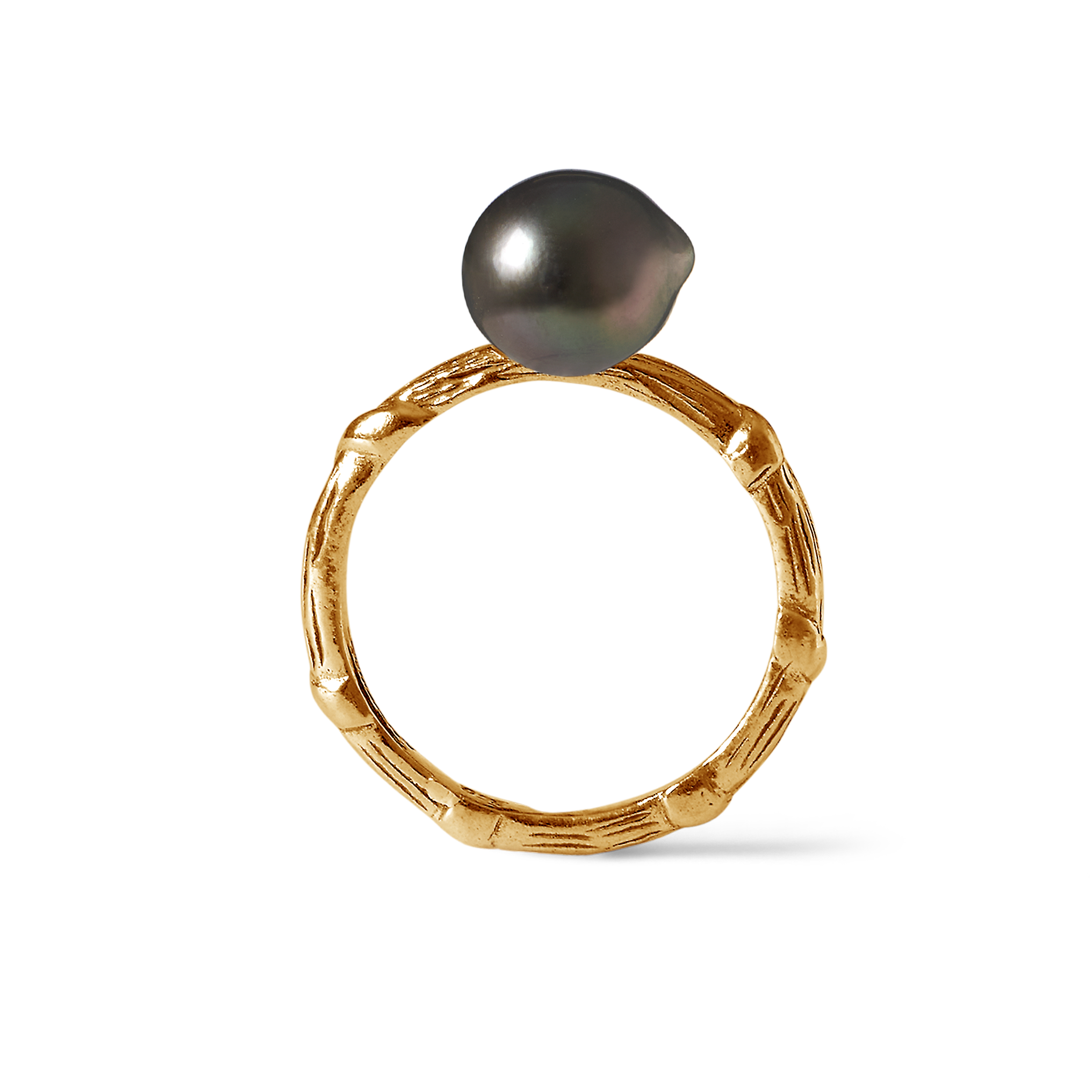 Bel Air Gold Tahitian Semi Round 10 mm