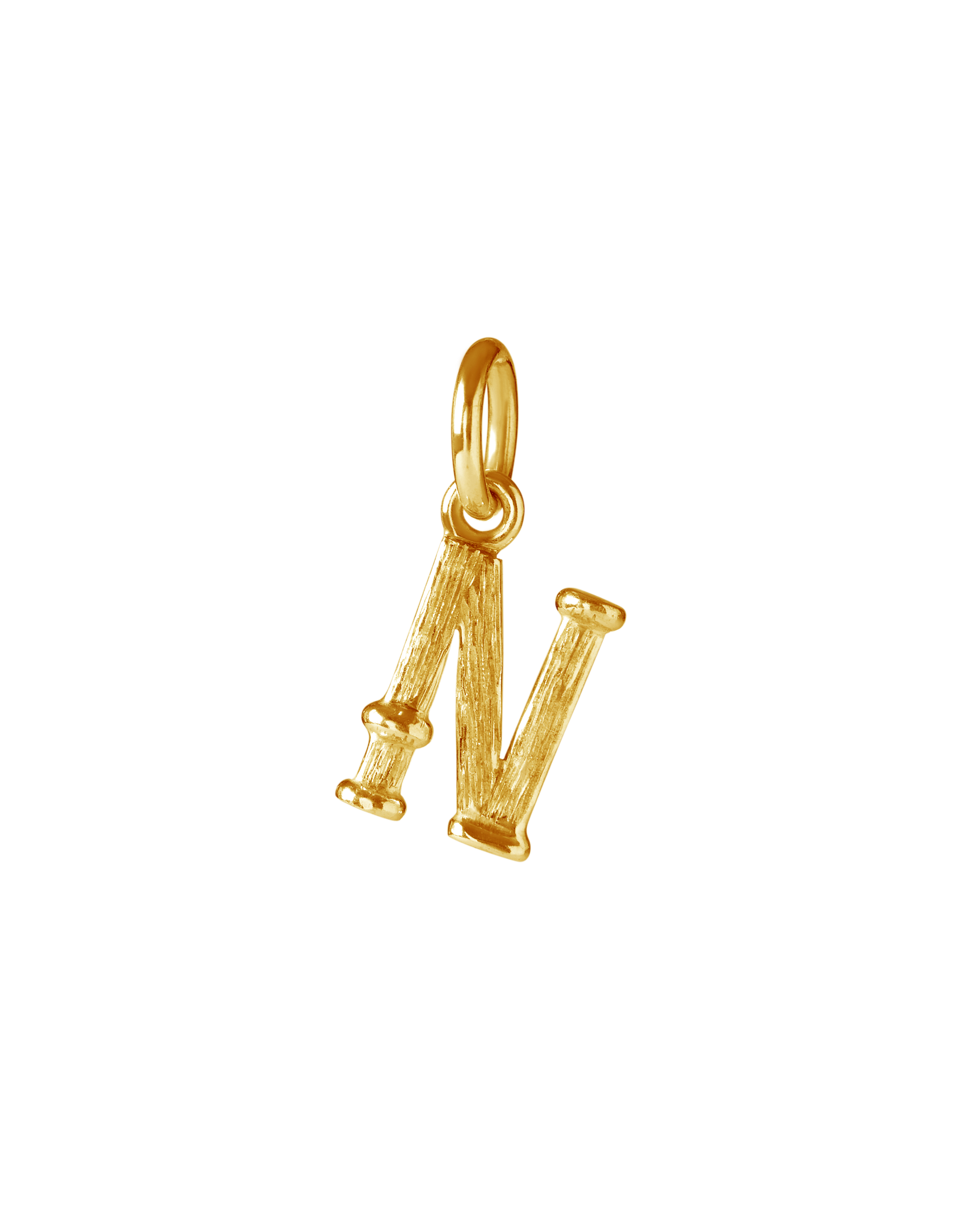 Personalized St Géran gold alphabet and charms necklace