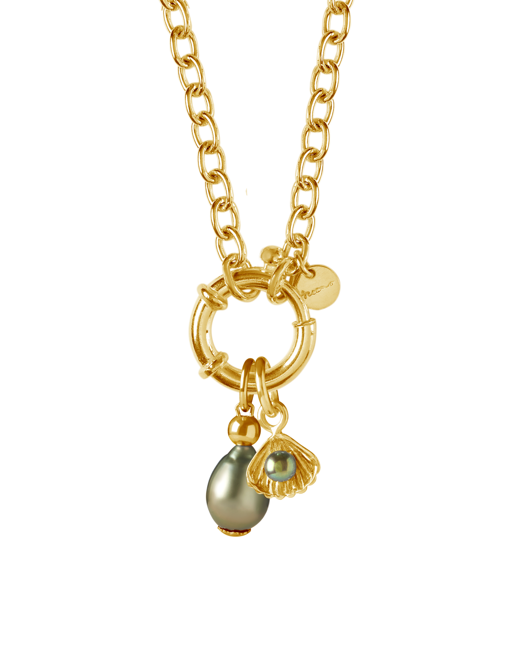 St Géran Gold Alphabet & Charms 40cm