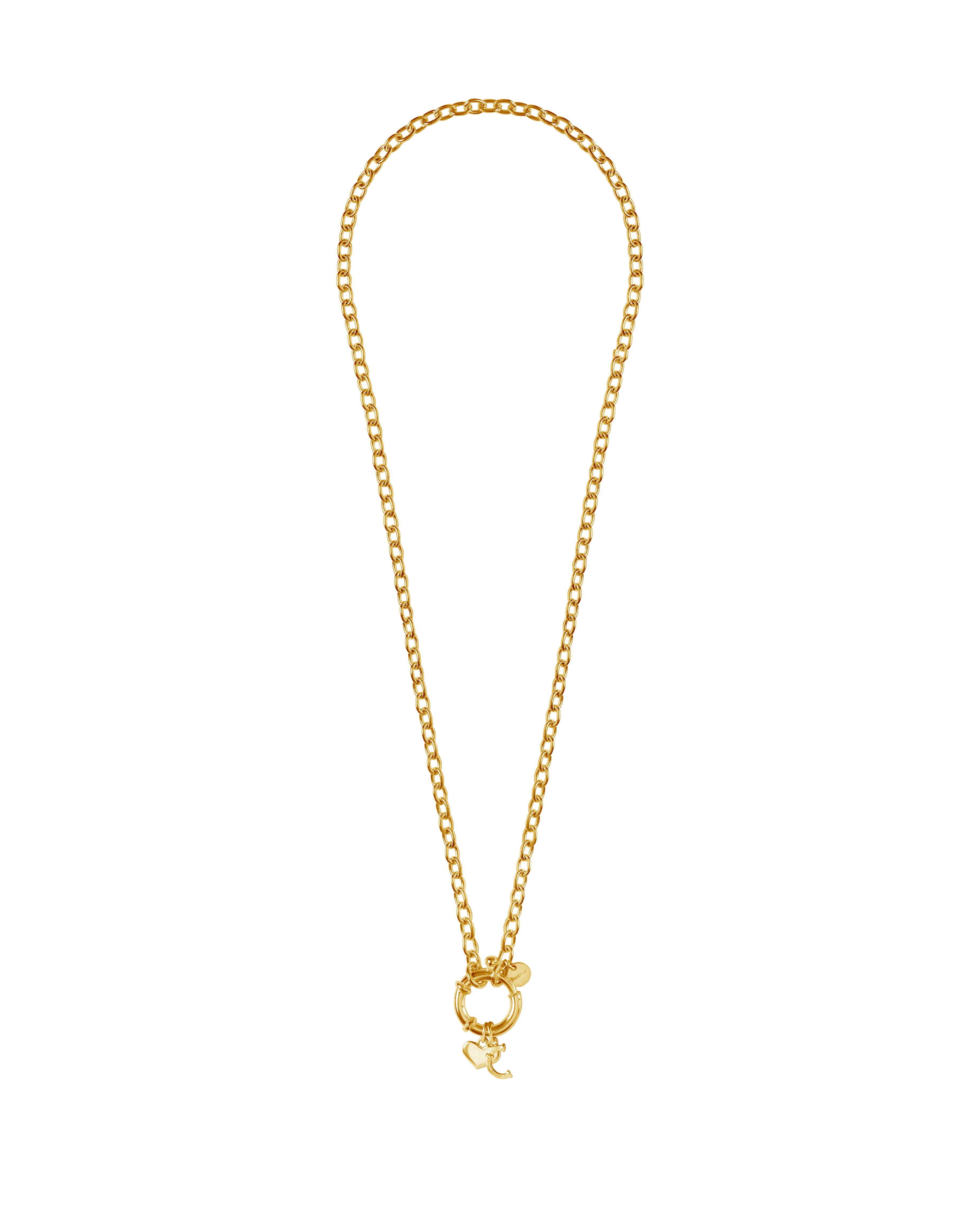 St Géran Gold Alphabet & Charms 40cm