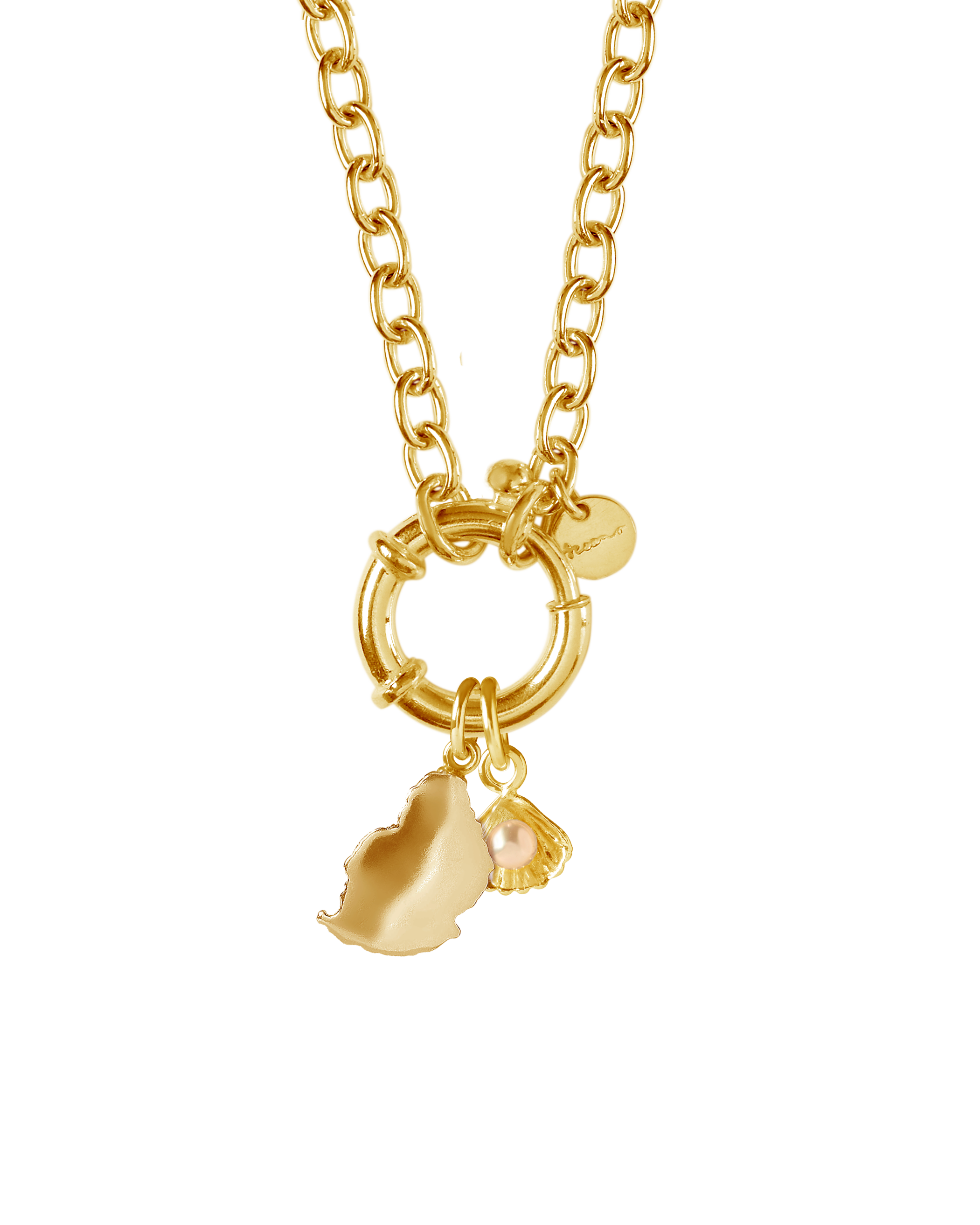 St Géran Gold Alphabet & Charms 40cm