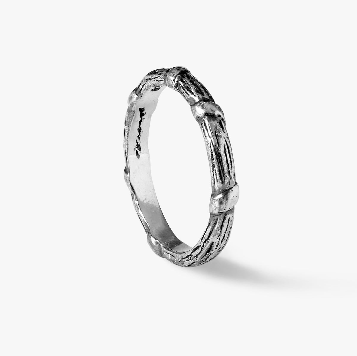 Bel Air oxidised silver ring handcrafted in Mauritius by Oceano Jewels