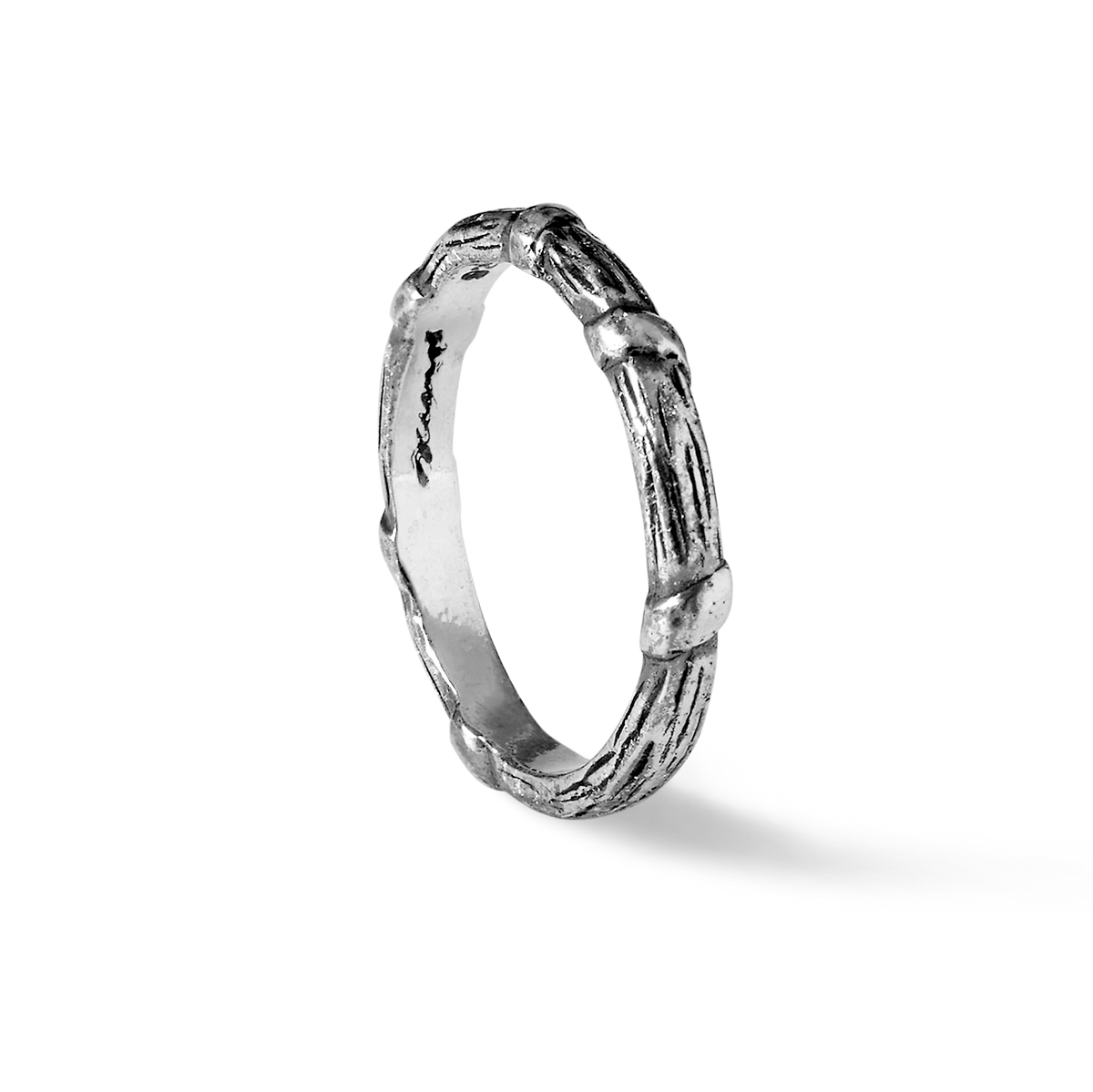 Bel Air oxidised silver ring handcrafted in Mauritius by Oceano Jewels