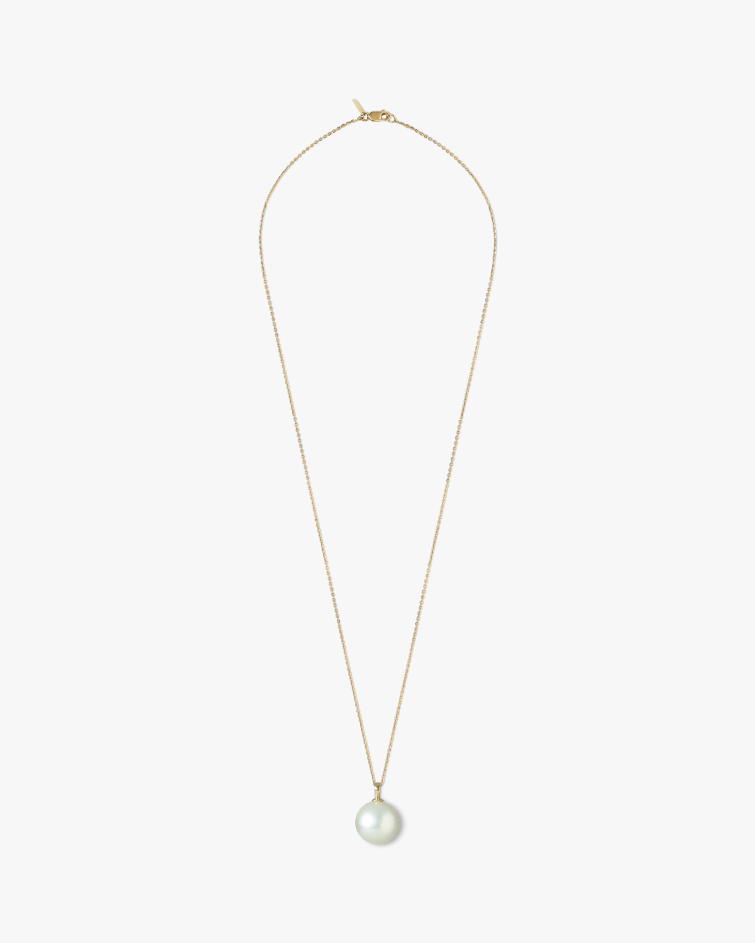 Ile Ronde necklace in 18K yellow gold with white South Sea pearl