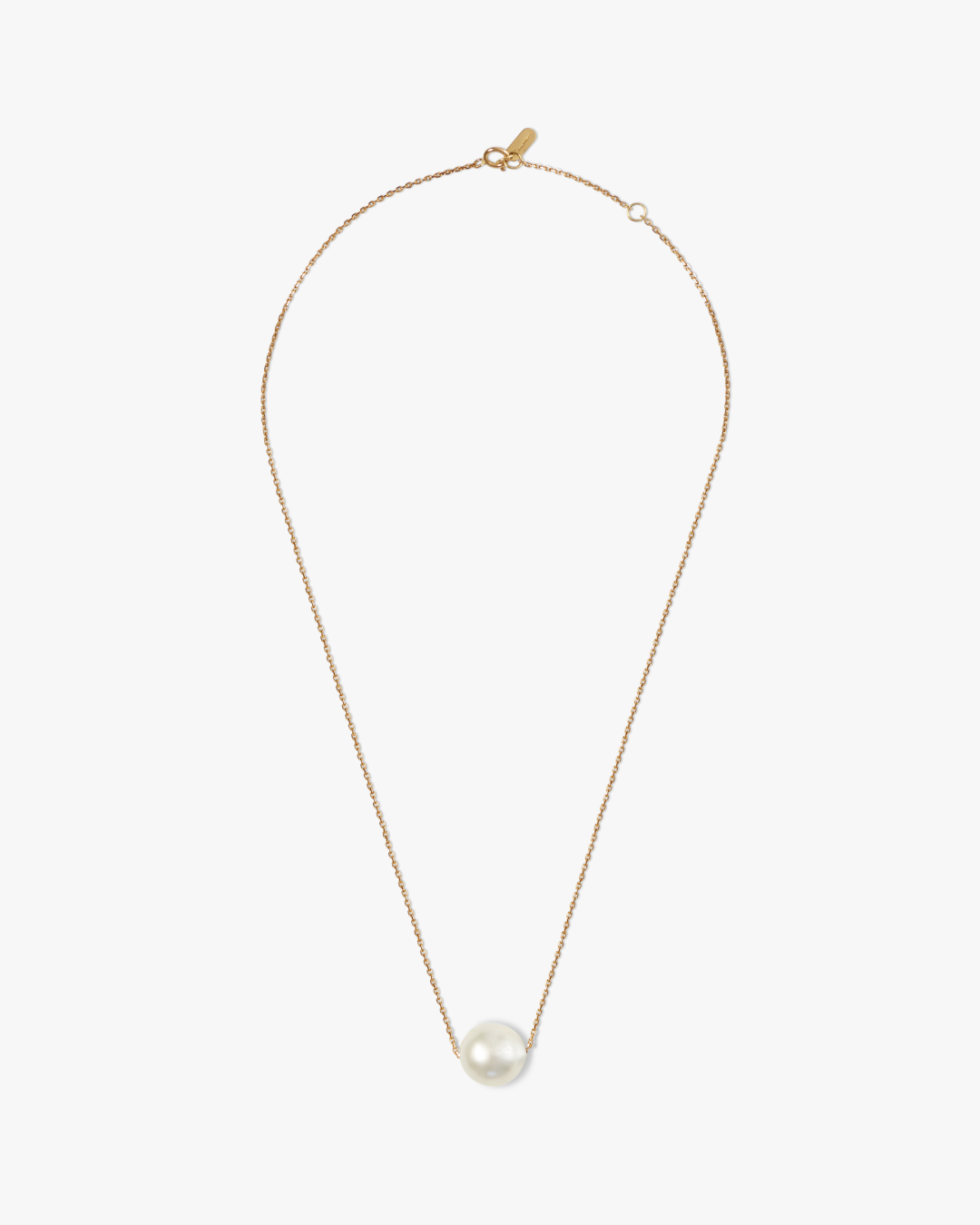 Ile Ronde 18K yellow gold necklace with 11mm white South Sea pearl