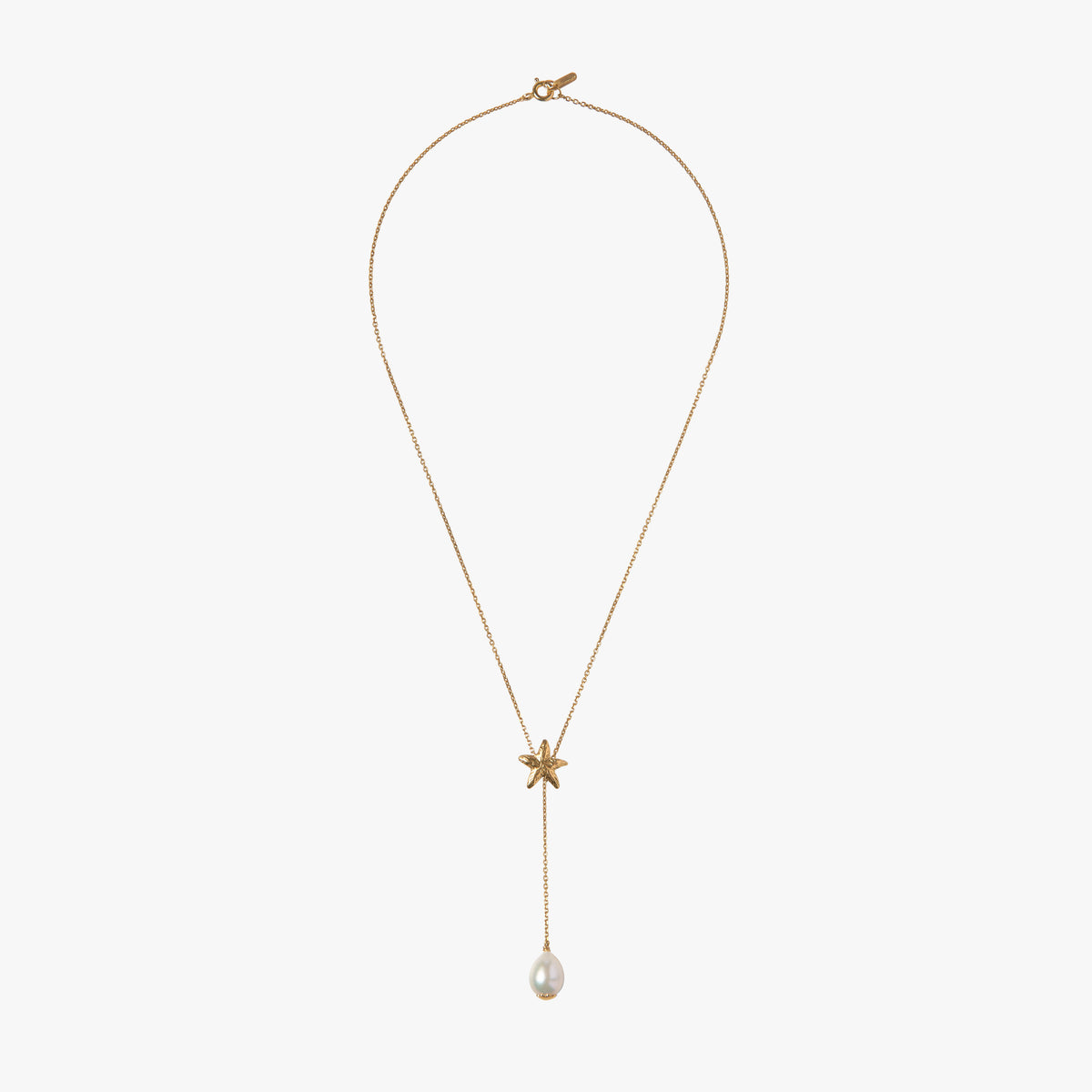 Trou d'Eau Douce Gold Adjustable Starfish - Oceano Pearls