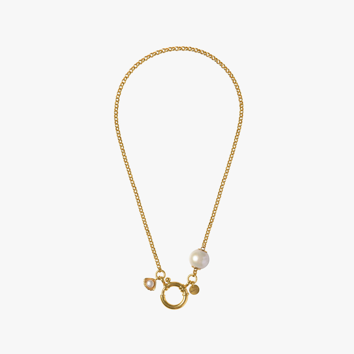 Paul et Virginie gold jewellery with white South Sea pearl by Oceano Jewels Mauritius