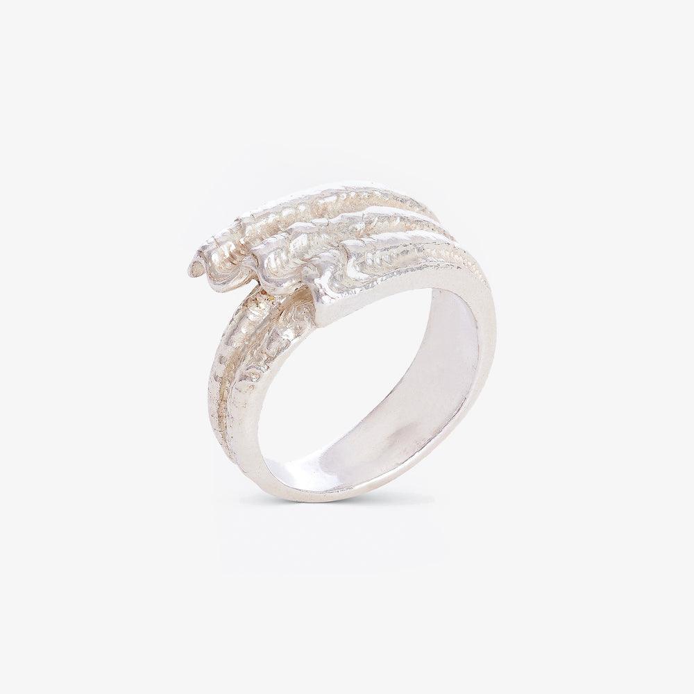 Riambel Silver ring handcrafted in Mauritius by Oceano Jewels