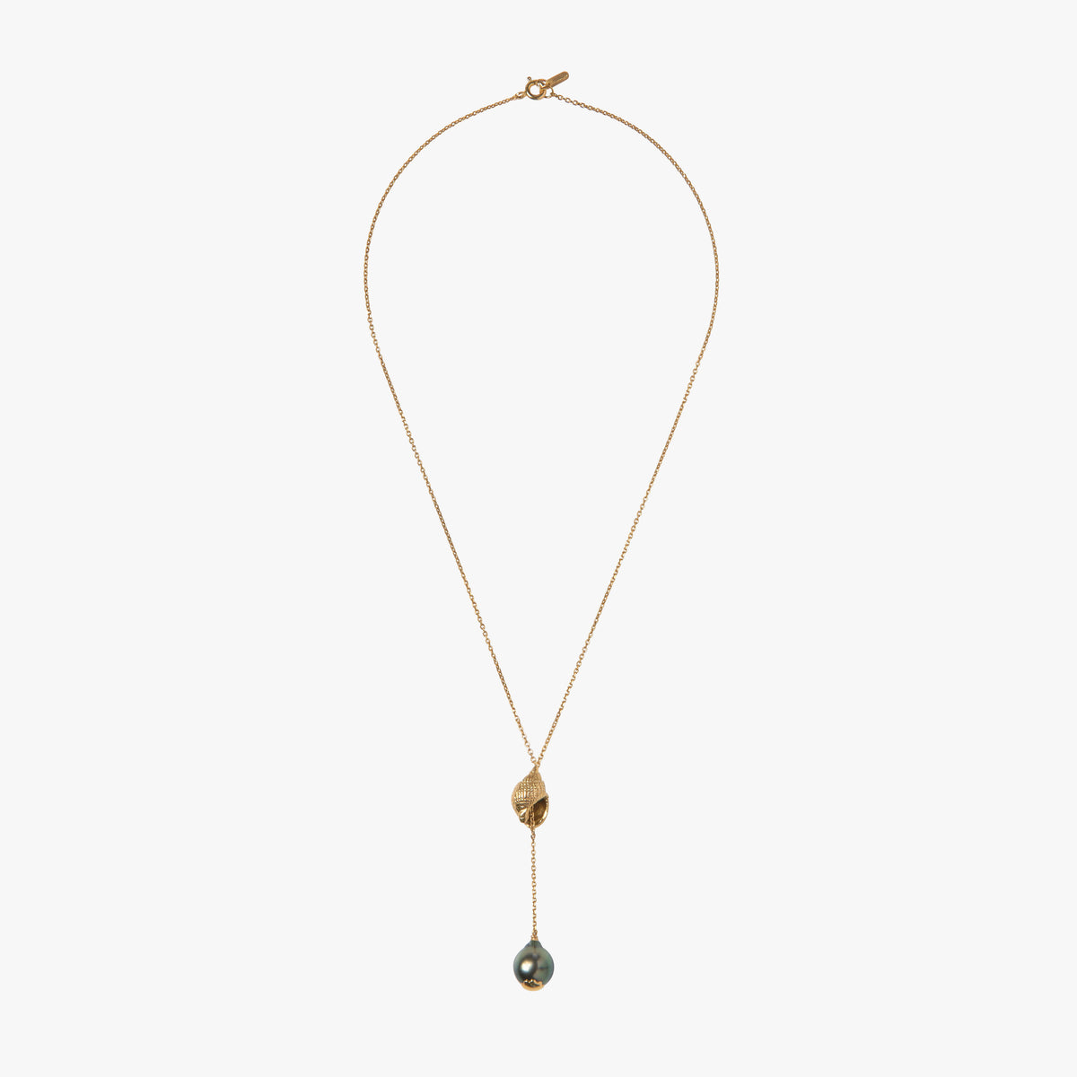 Trou d'Eau Douce Gold Tahitian Adjustable Shell - Oceano Pearls