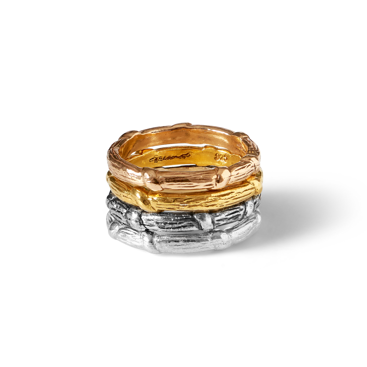 Oceano Jewels Bel Air Gold ring with details 
