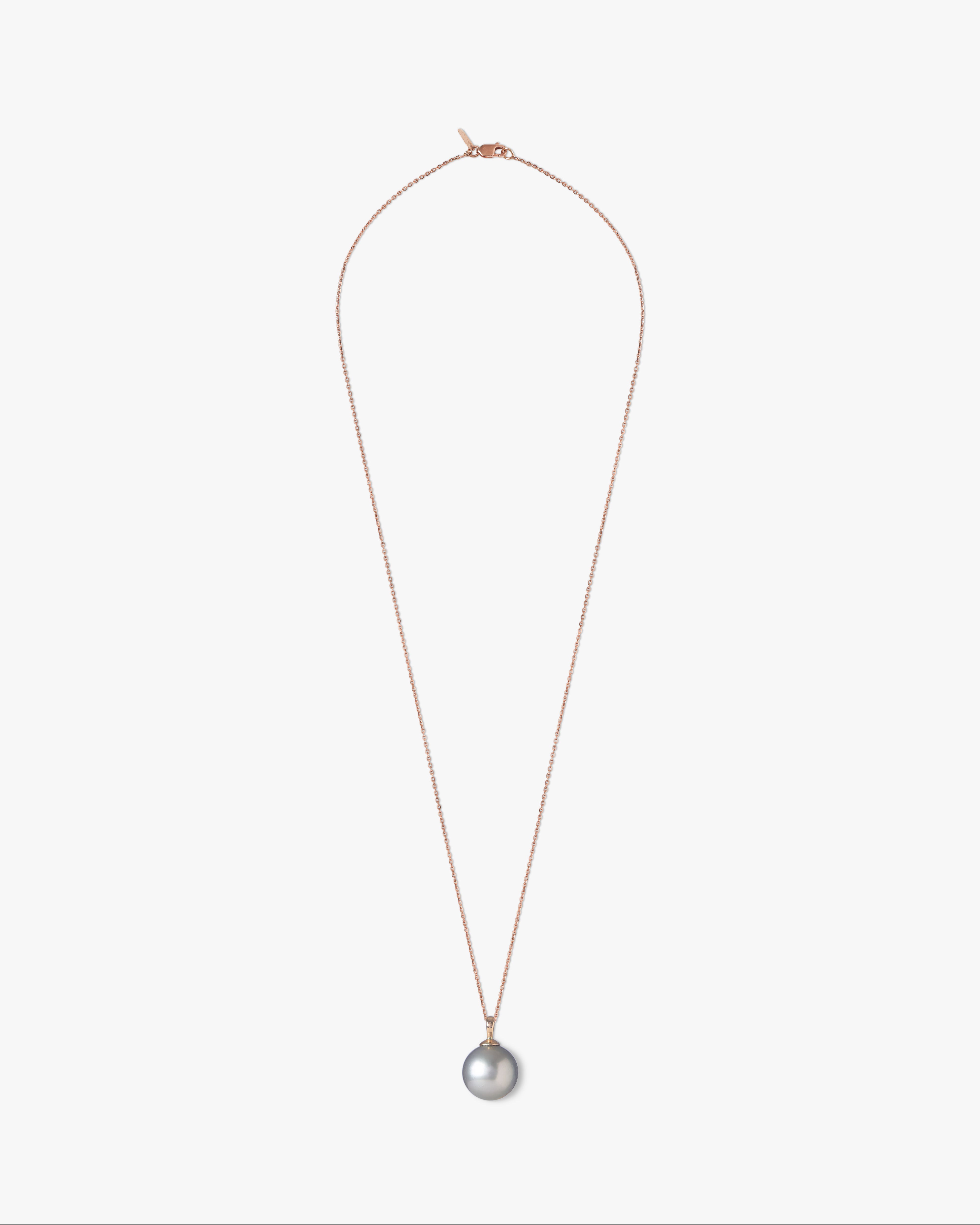 Ile Ronde 18k Rose Gold Tahitian round 13mm