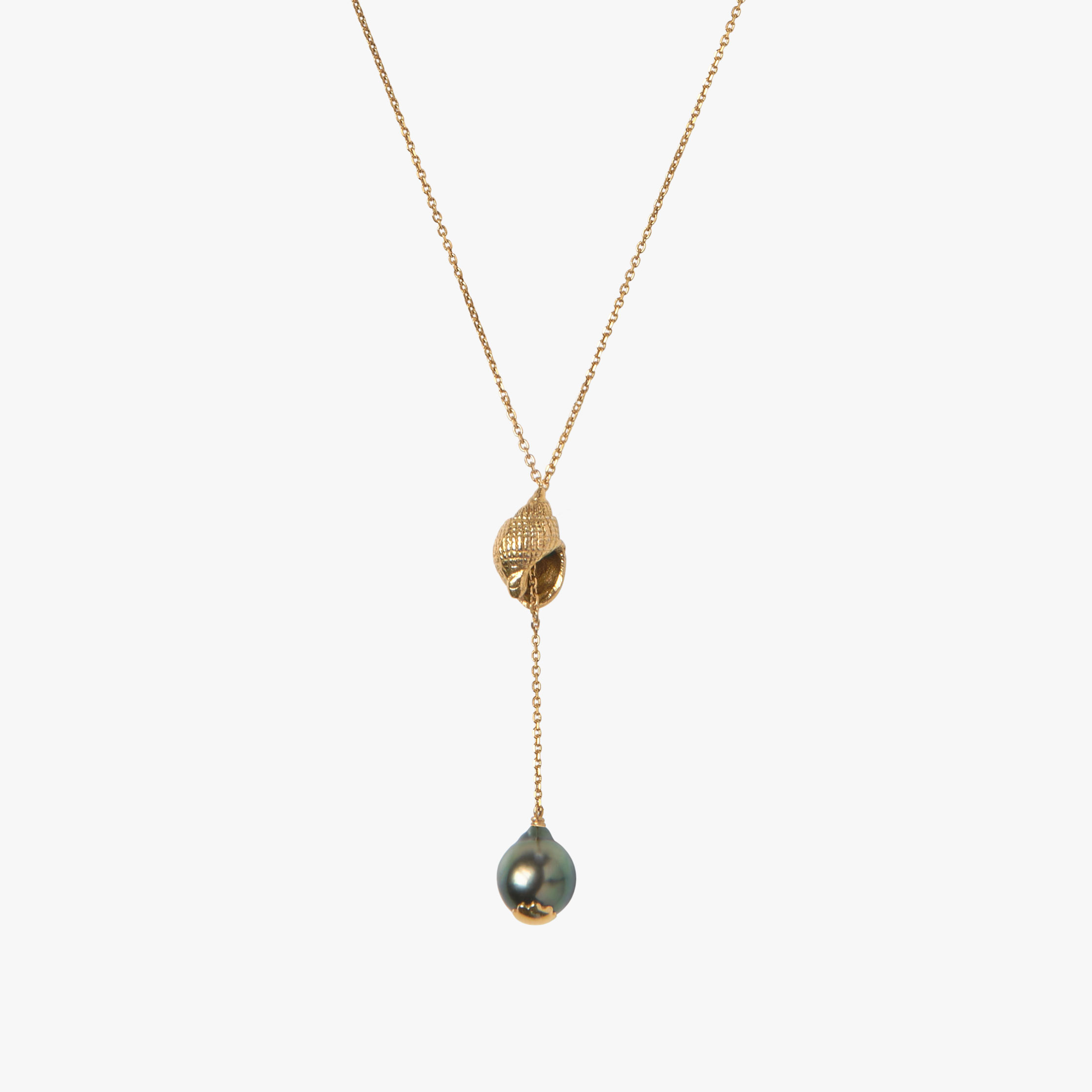 Trou d'Eau Douce Gold Tahitian Adjustable Shell - Oceano Pearls