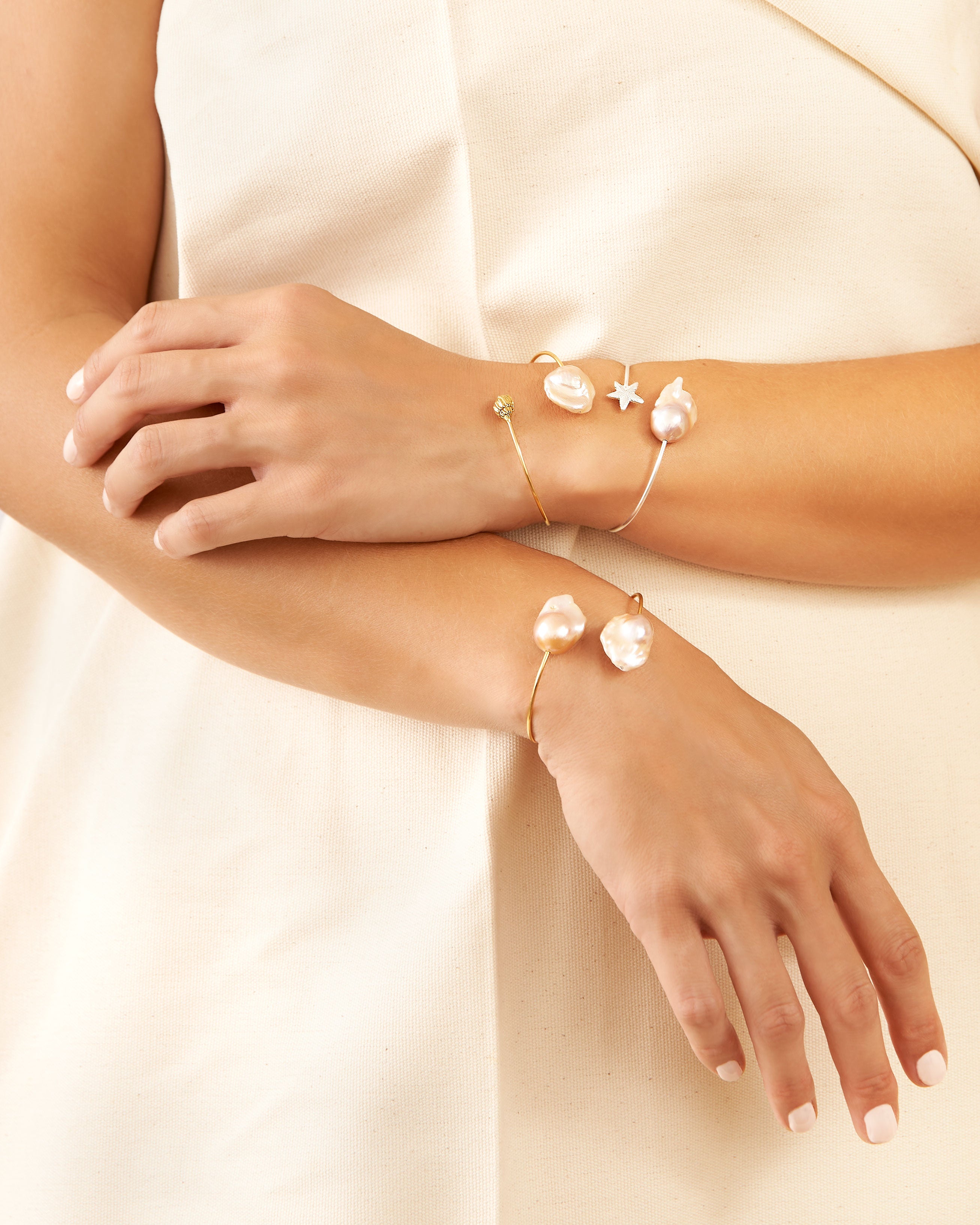 Trou d'Eau Douce Gold Baroque - Oceano Pearls