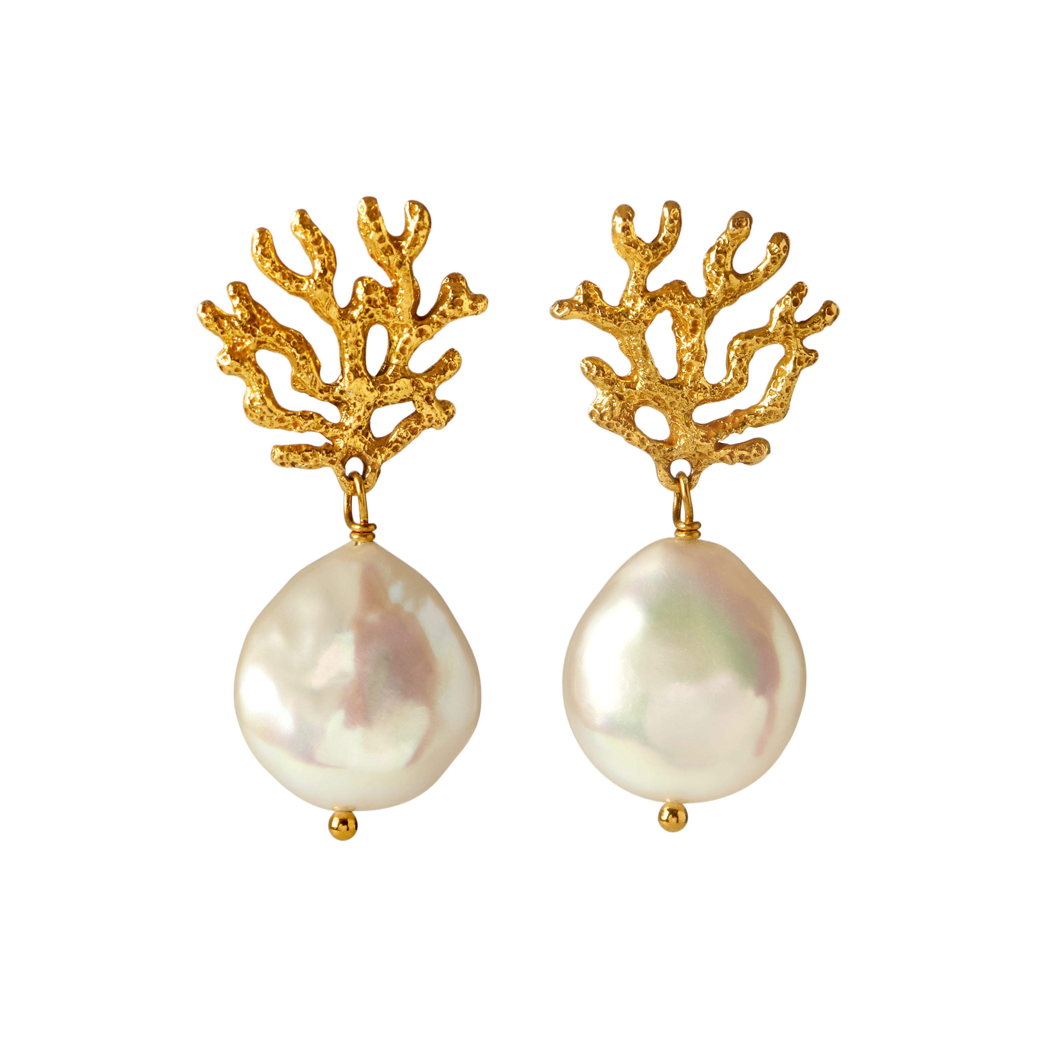 Plaine Corail Gold Flat White Drop