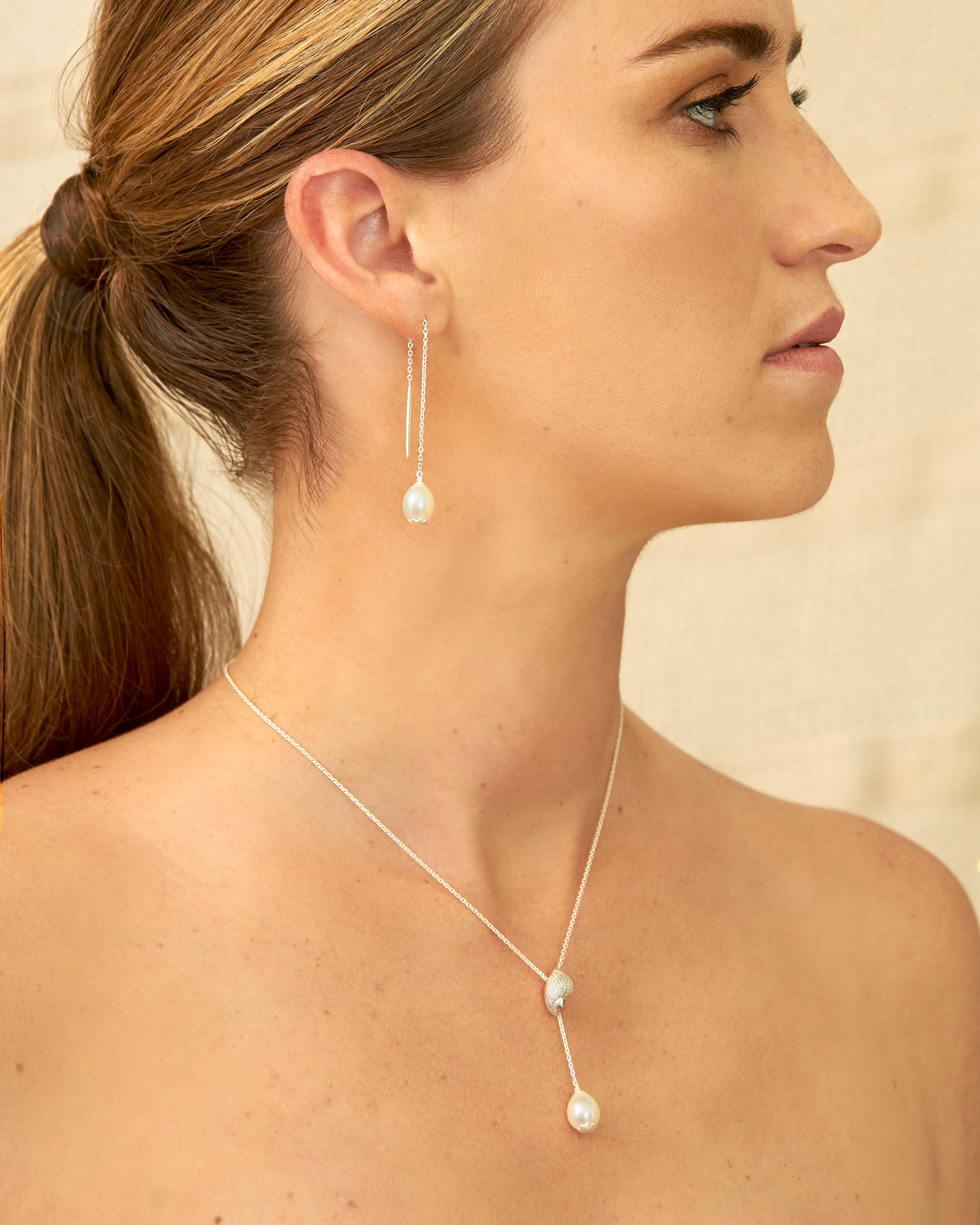 Les Salines Silver Drop Pearls - Oceano Pearls