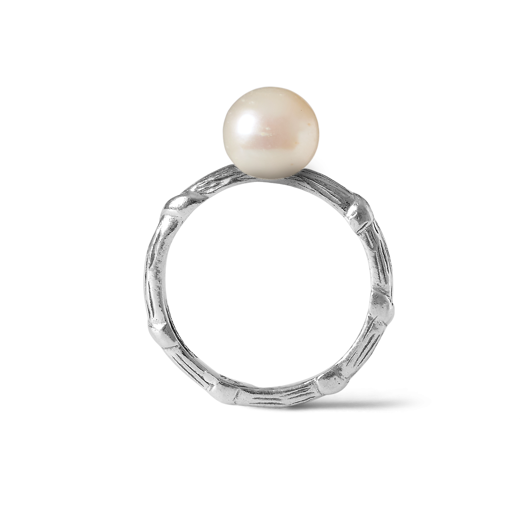 Bel Air Silver White Round 10mm