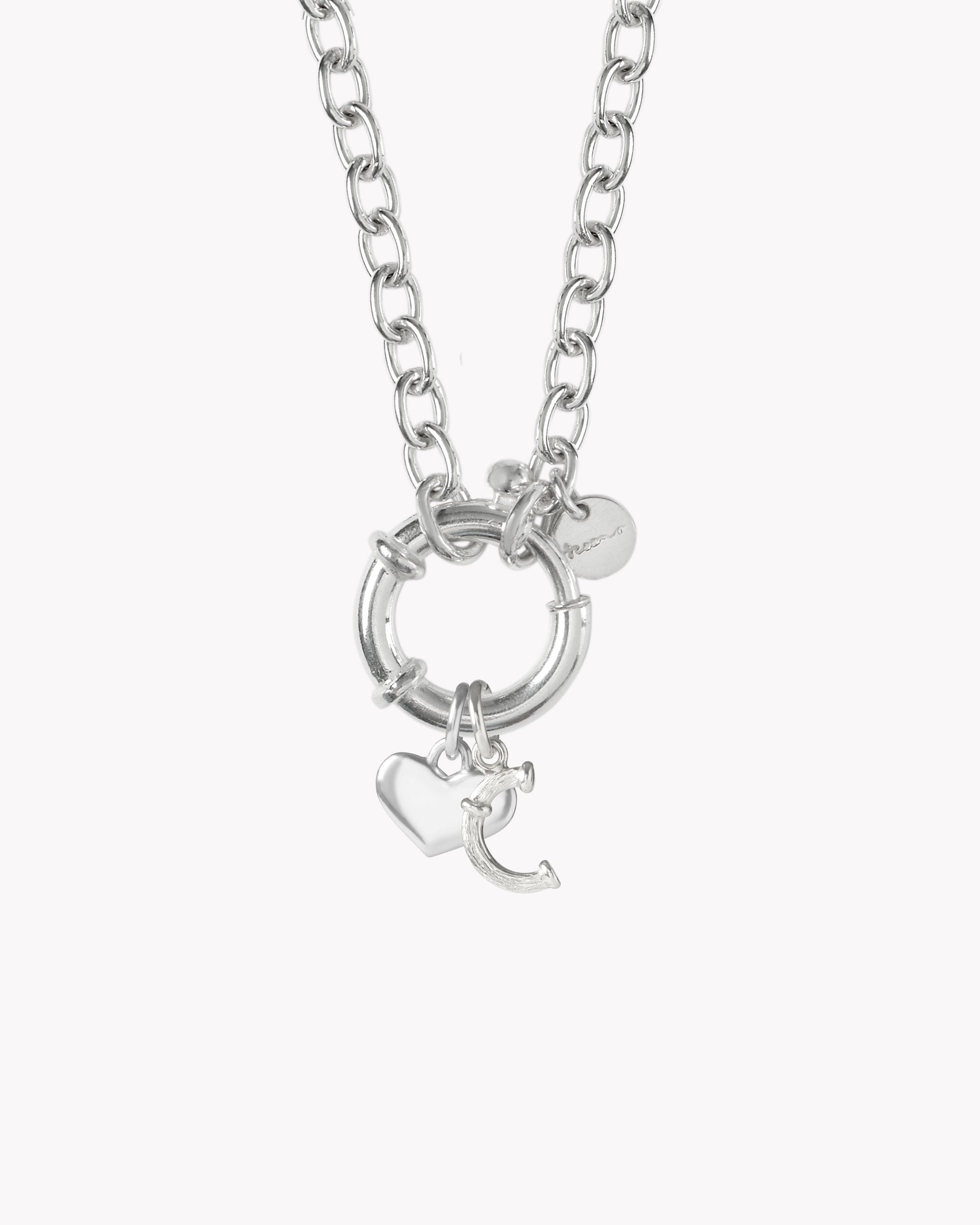 St Géran Silver Alphabet & Charms 40cm