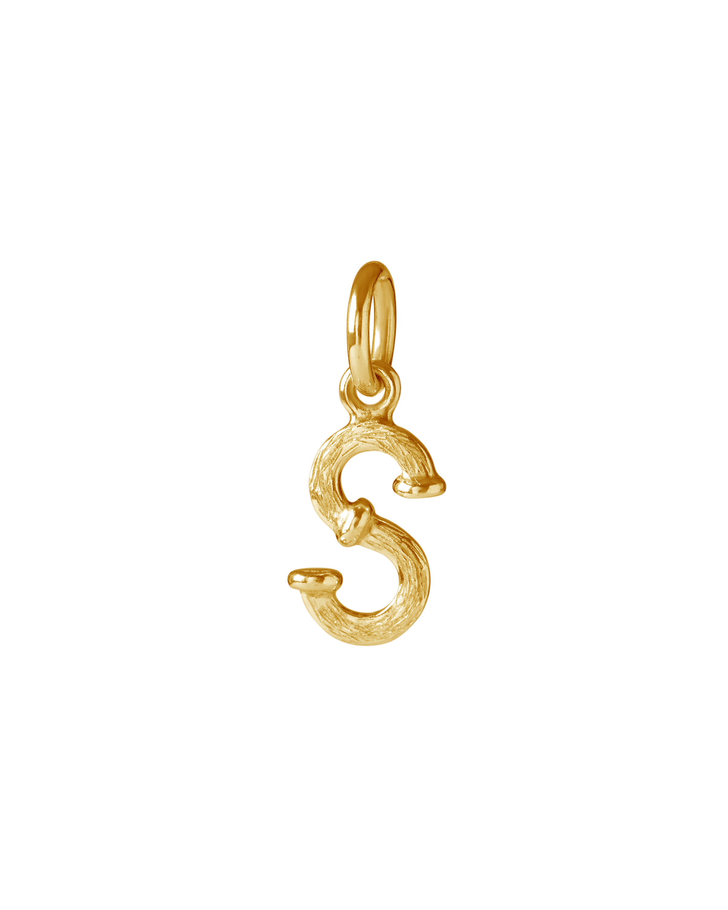 Handcrafted St Géran gold alphabet necklace inspired by Mauritius