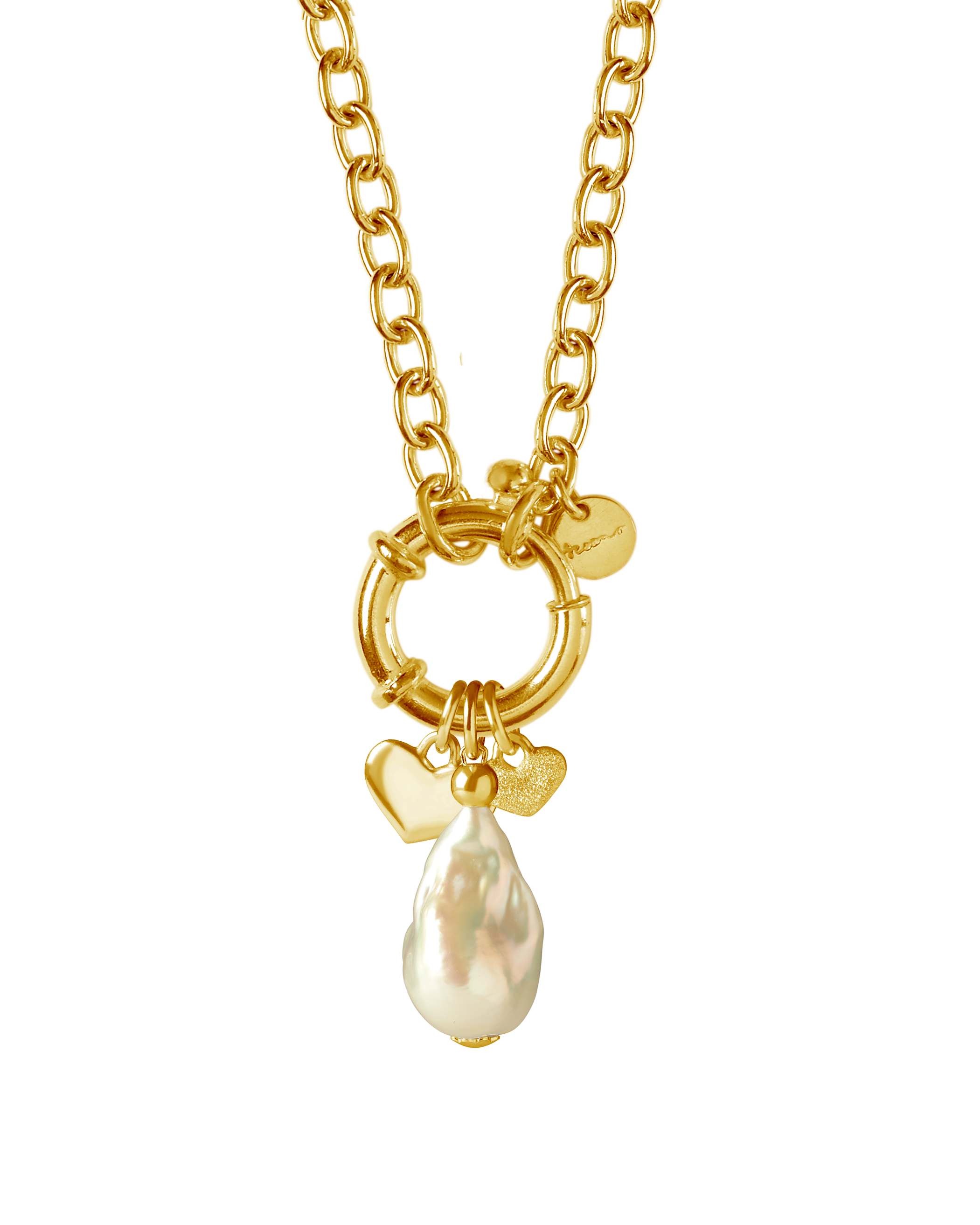 St Géran Gold Alphabet & Charms 40cm