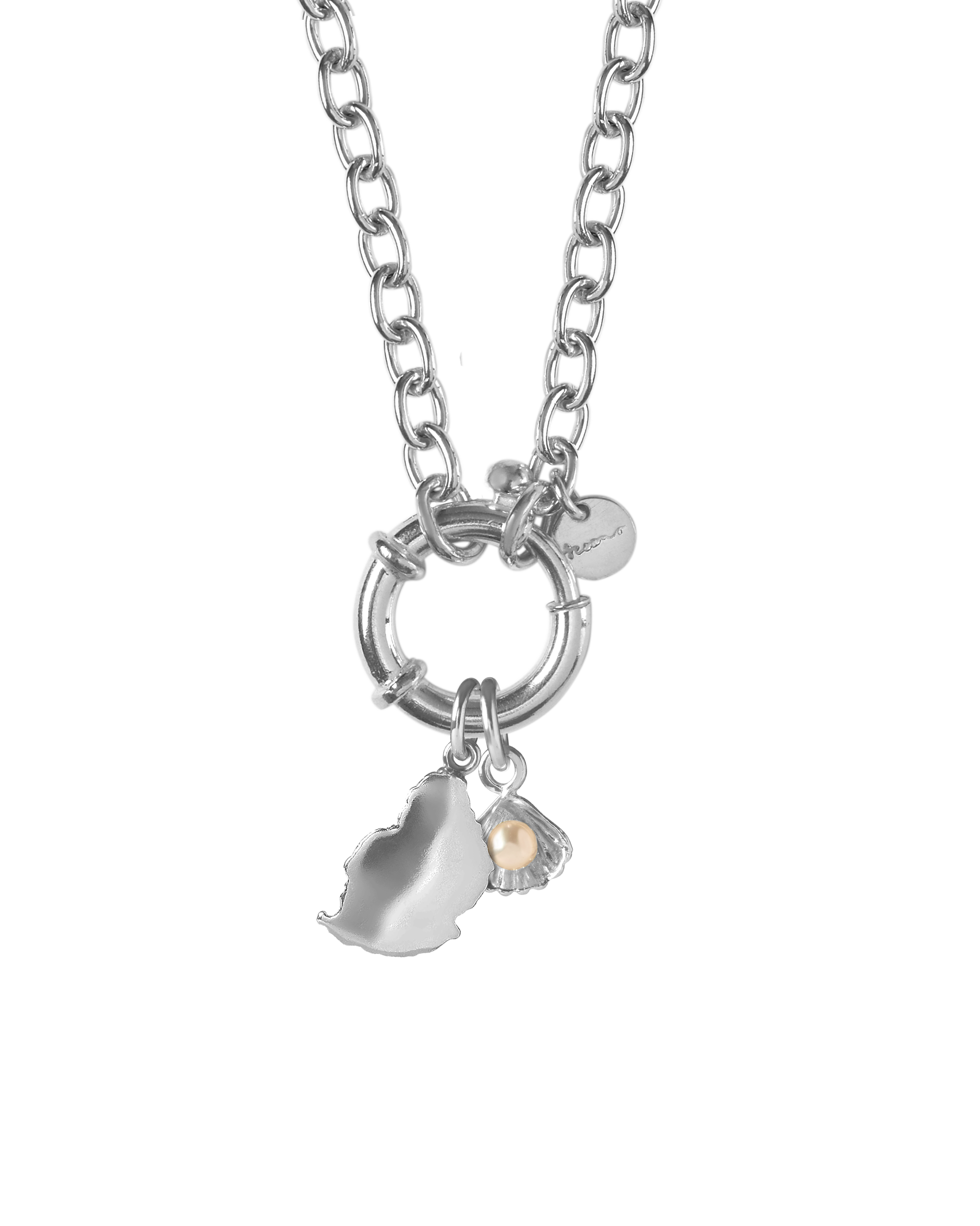 St Géran Silver Alphabet & Charms 40cm