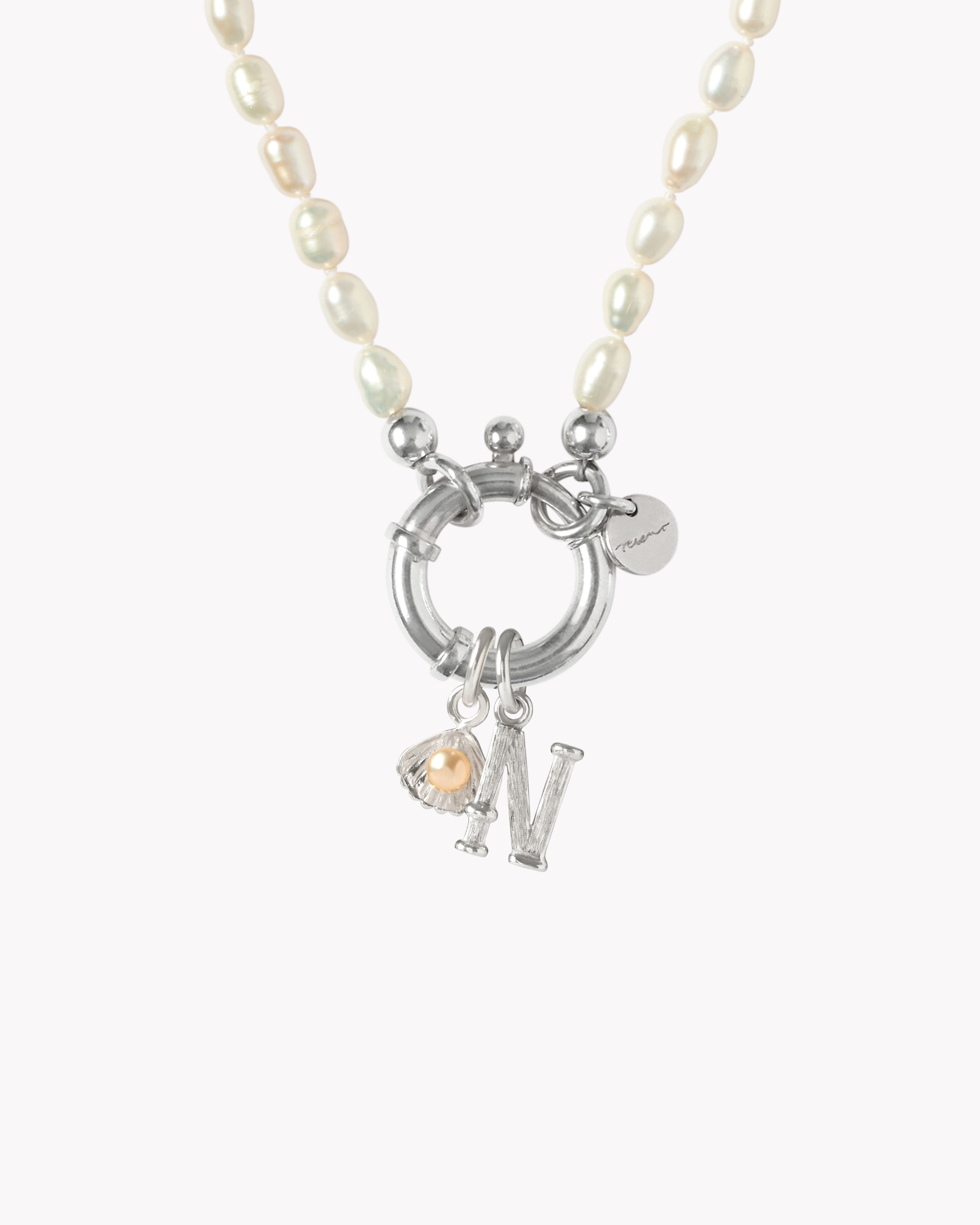 Surinam Silver Alphabet & Charms 46cm