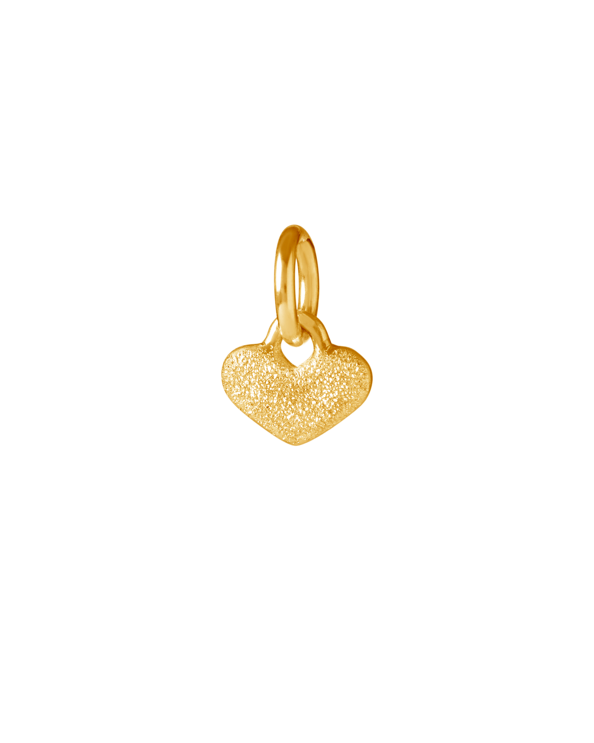 St Géran 40cm gold necklace with a heart charm