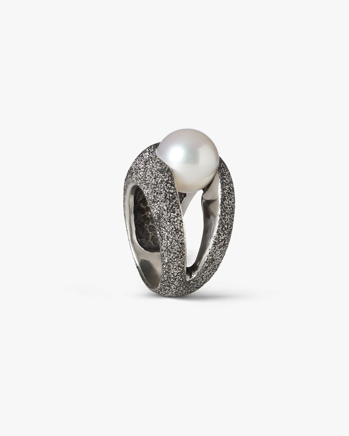 Astroea oxidised Diamante jewellery with a 10 mm South Sea pearl