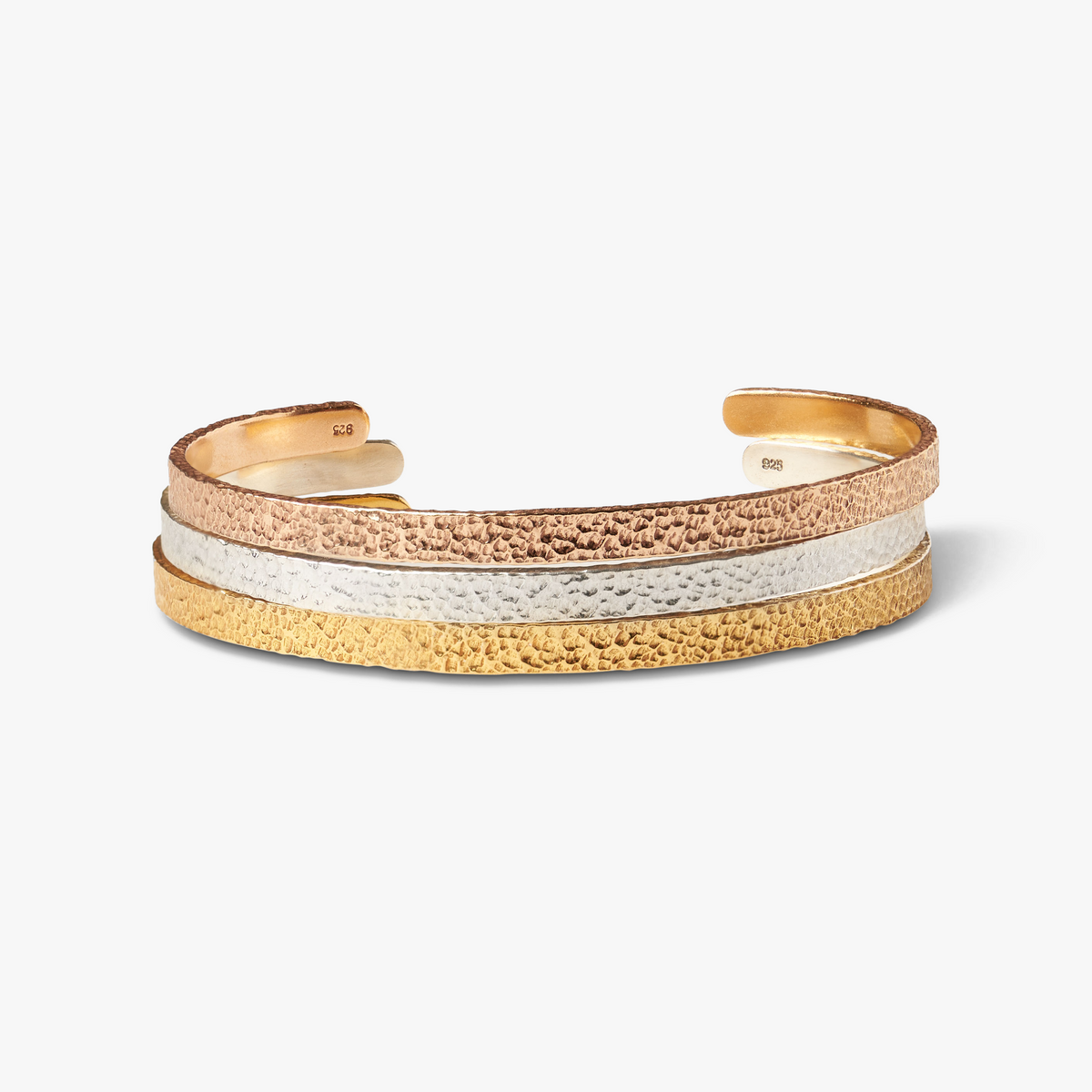Gris Gris textured silver cuff bracelet with organic ocean-inspired design, Oceano Jewels Mauritius