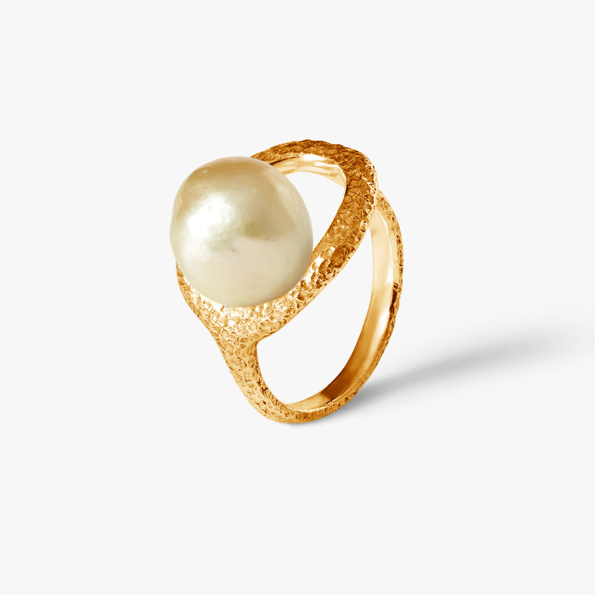 Pamplemousse Gold Beaten Golden South Sea 10 mm