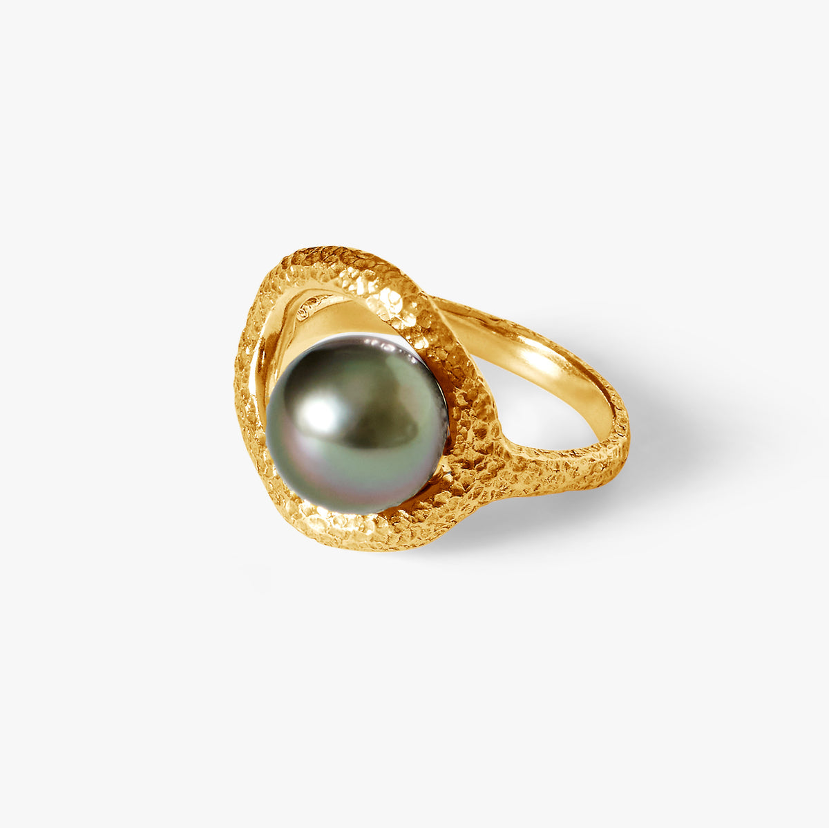 Pamplemousse Gold Beaten Tahitian 10 mm