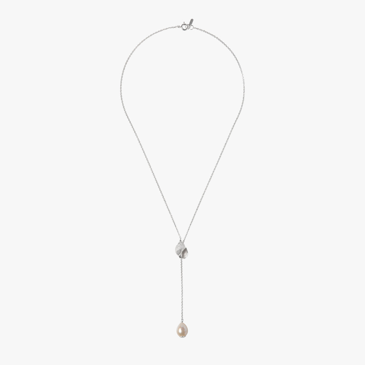 Trou d'Eau Douce Silver Adjustable Shell - Oceano Pearls
